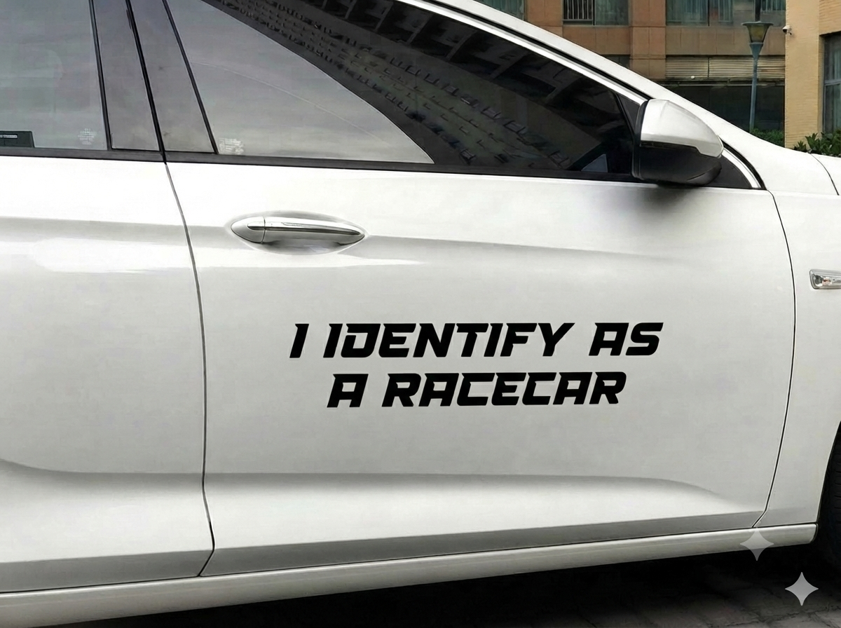 Dekal I identify as a racecar
