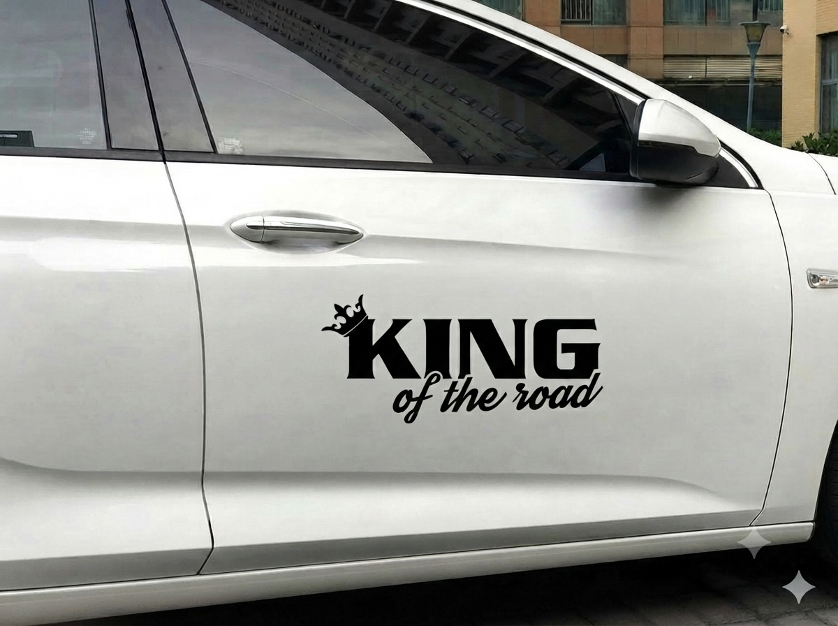 Dekal King of the road