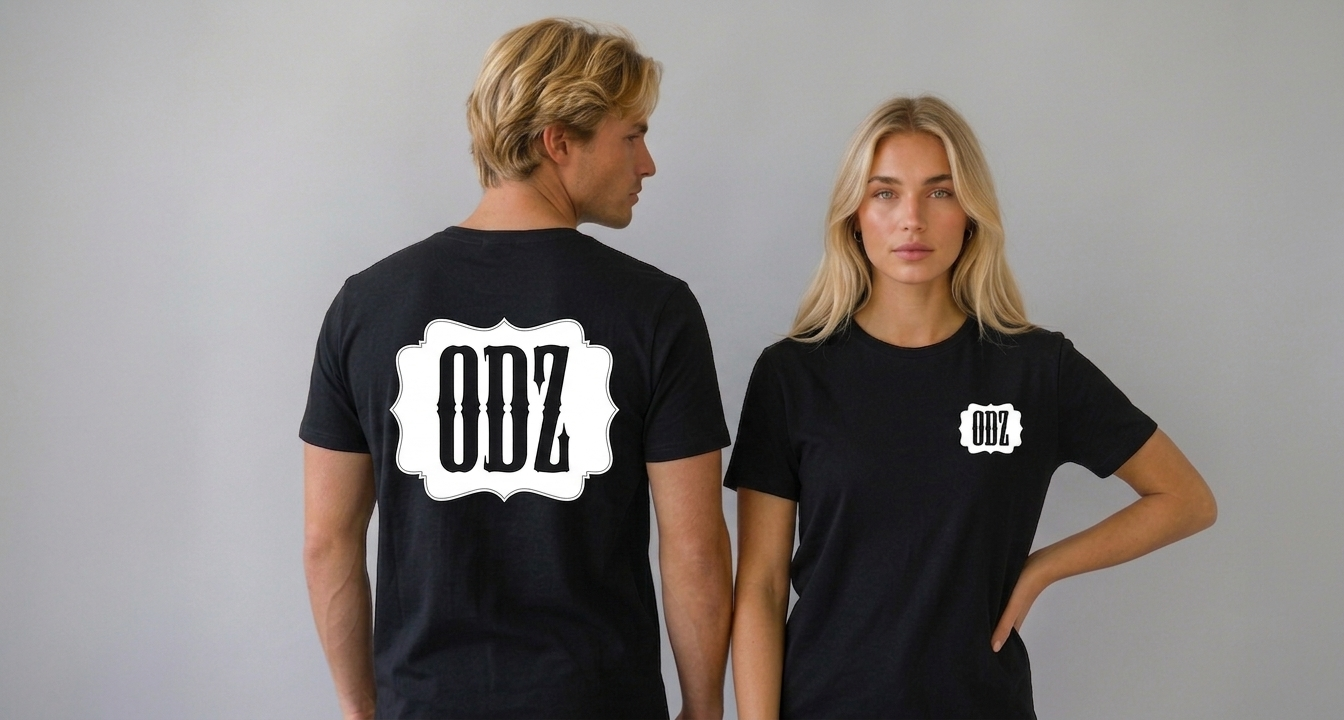 ODZ T-Shirt Back & Front