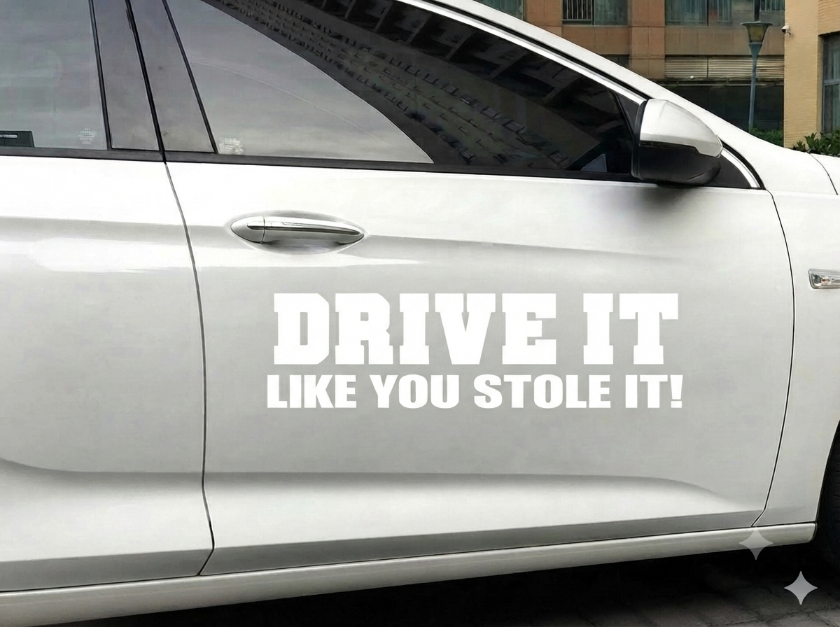 Dekal Drive it like you stole it