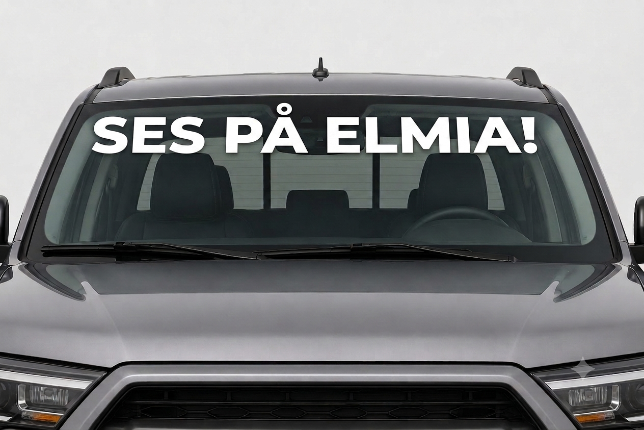 SES PÅ ELMIA! Dekal