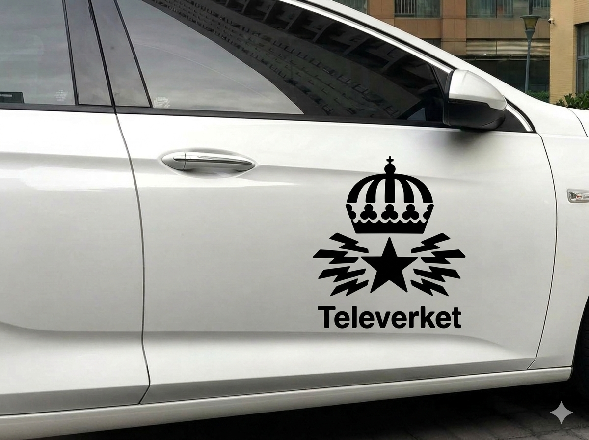Televerket Dekal