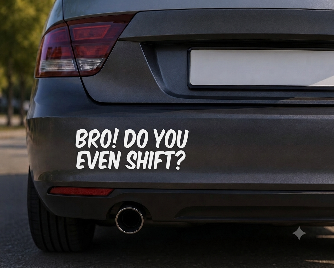 Dekal Bro! Do you even shift?
