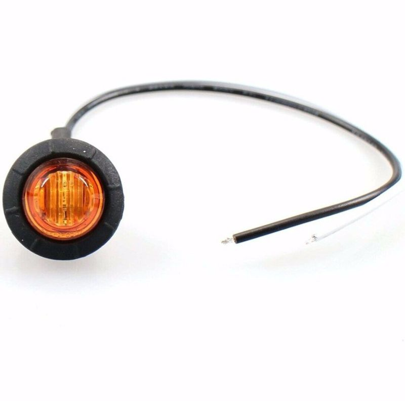 Positionsljus-sidomarkering rund 12V - 10 PACK