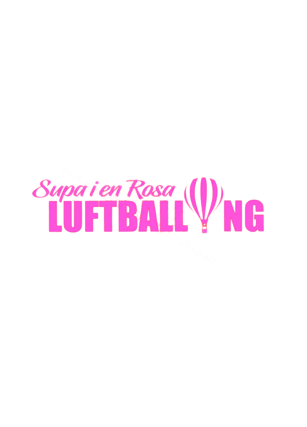 Dekal Supa I En Rosa Luftballong
