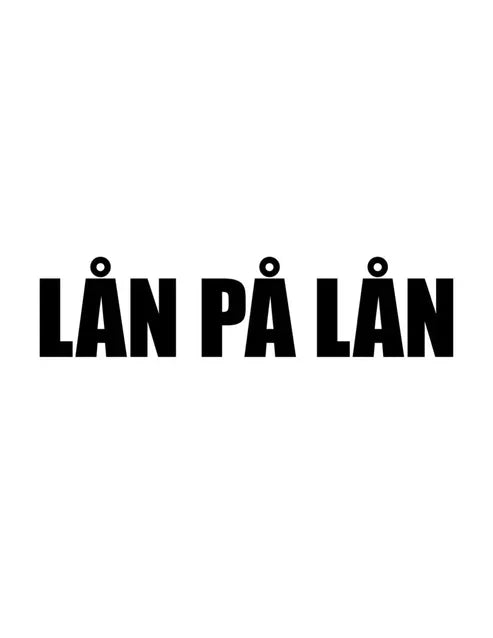 Dekal LÅN PÅ LÅN