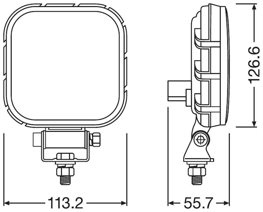 Osram LEDriving Arbetsljus VX120S-WD