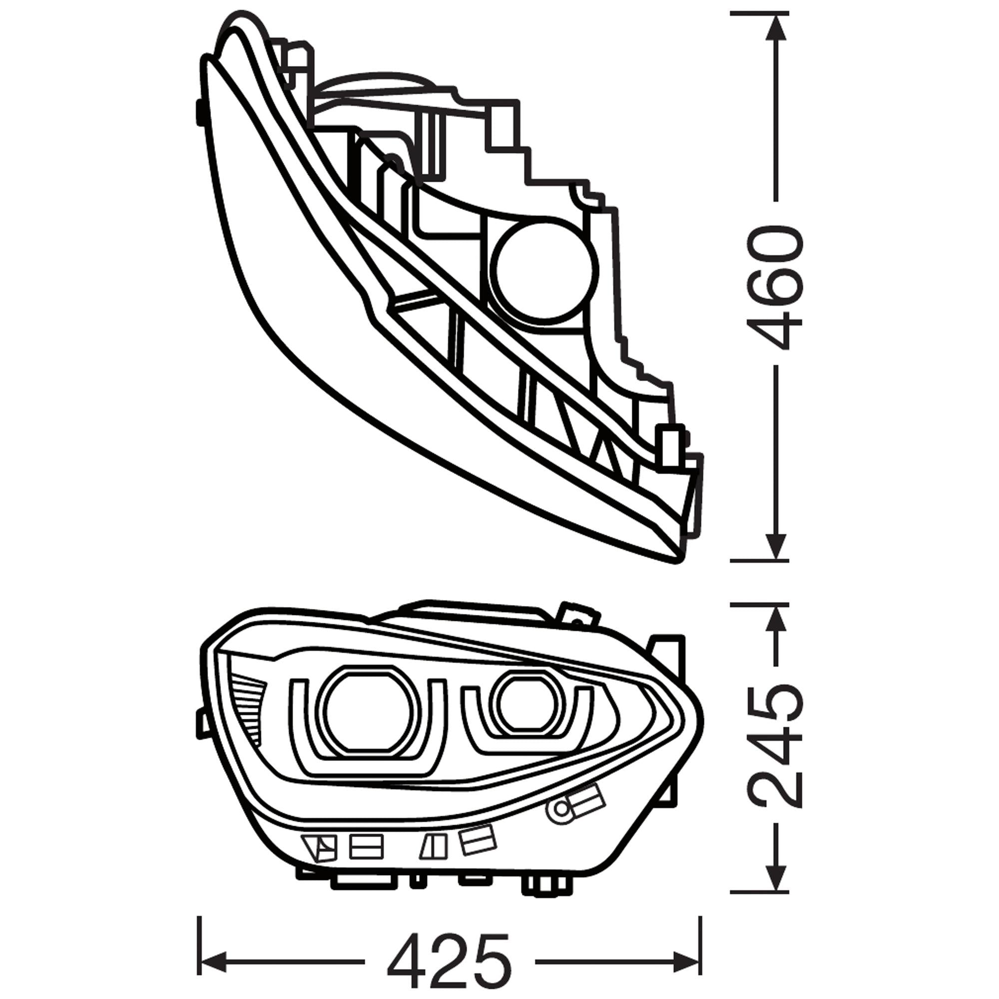 OSRAM LEDriving LEDHL108-CM Strålkastarinsats