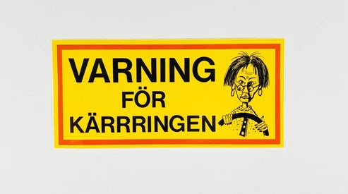 Klistermärke Kärring (kärrringen)
