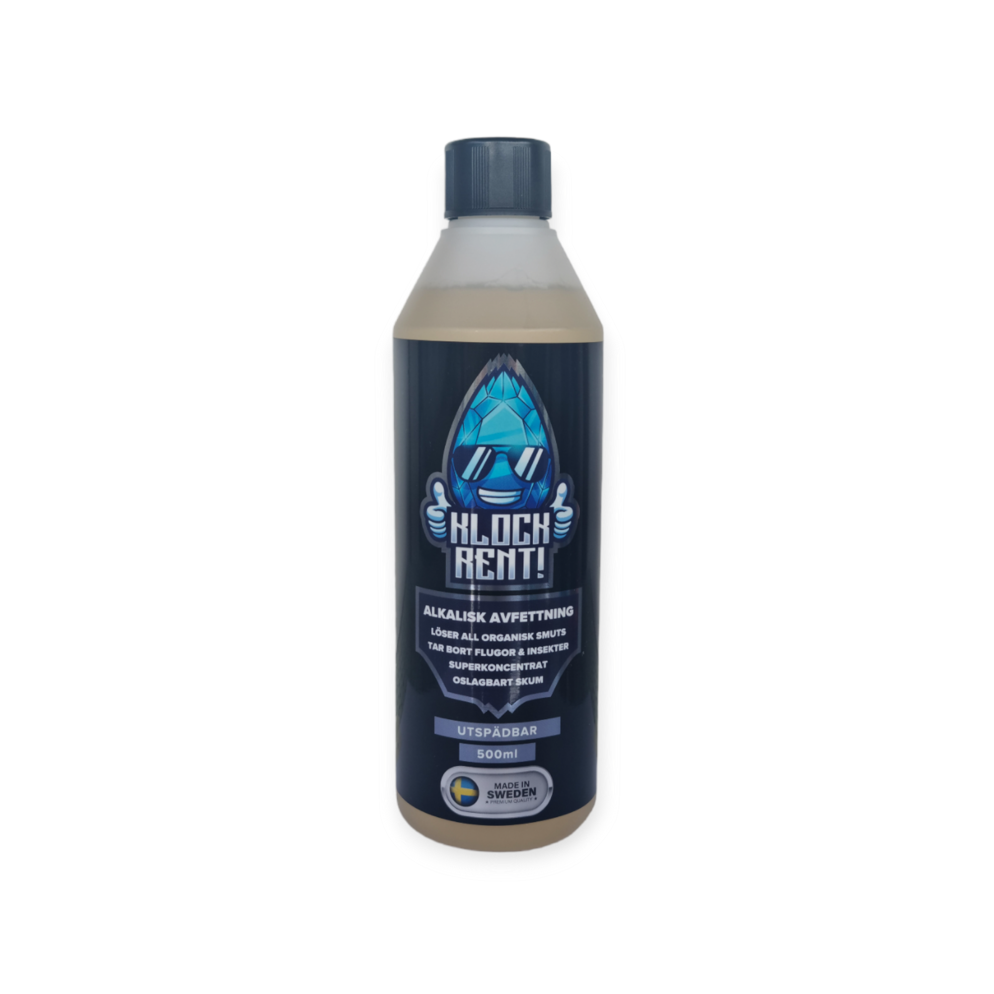 KLOCKRENT ALKALISK AVFETTNING