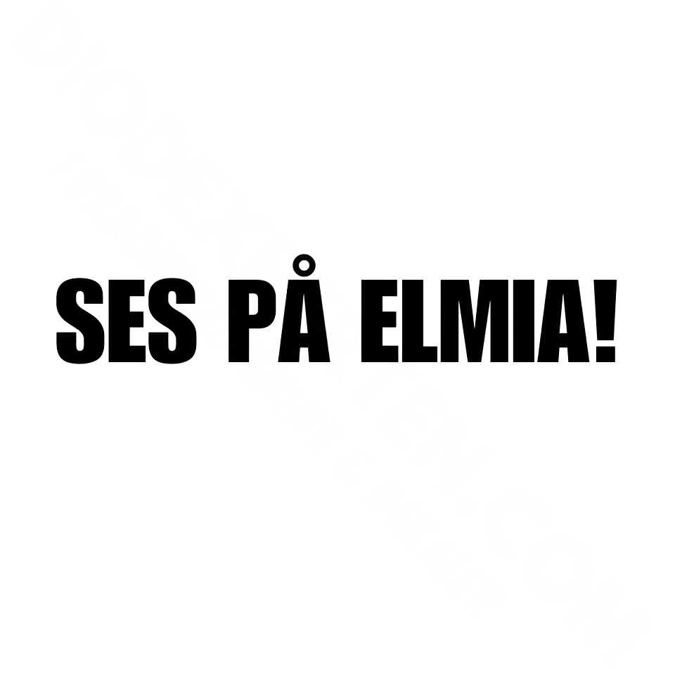 SES PÅ ELMIA! Dekal