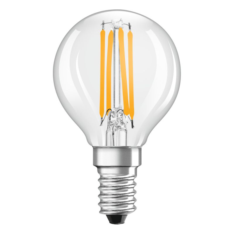 LED-LAMPA E14 P45 KLAR 4W 2700K 470 LUMEN