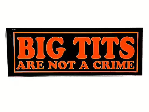 BIG TITS Are Not A Crime.