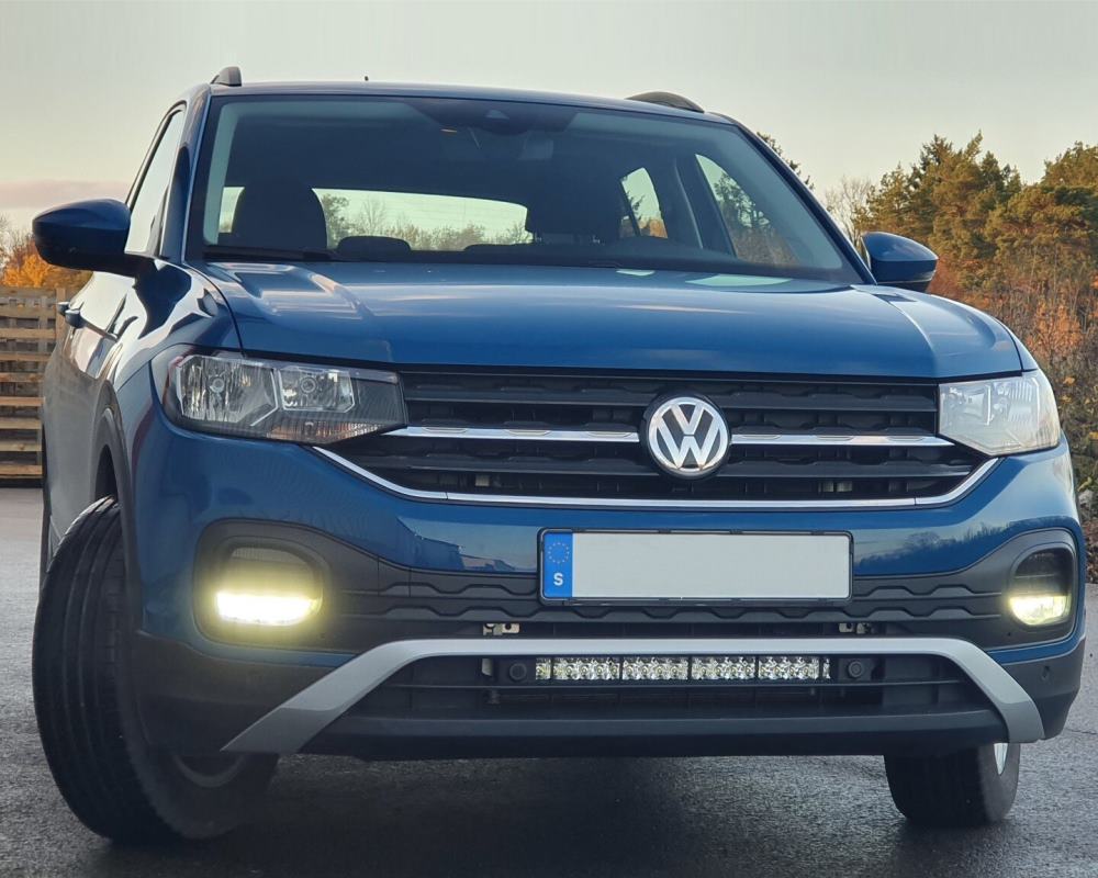 Modellanpassat Belysningspaket med LED-Ljusramp - VW T-Roc 2018-