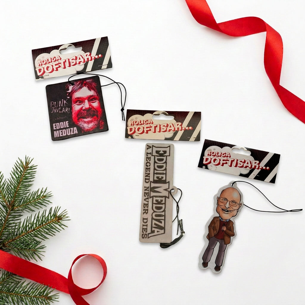 Doftfavoriter julklappskit – illustration med Roliga Doftisar