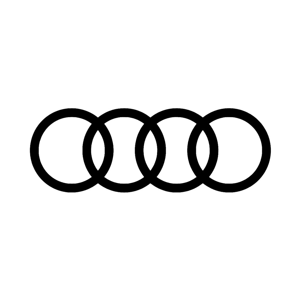 Audi logo 1 - Dekal