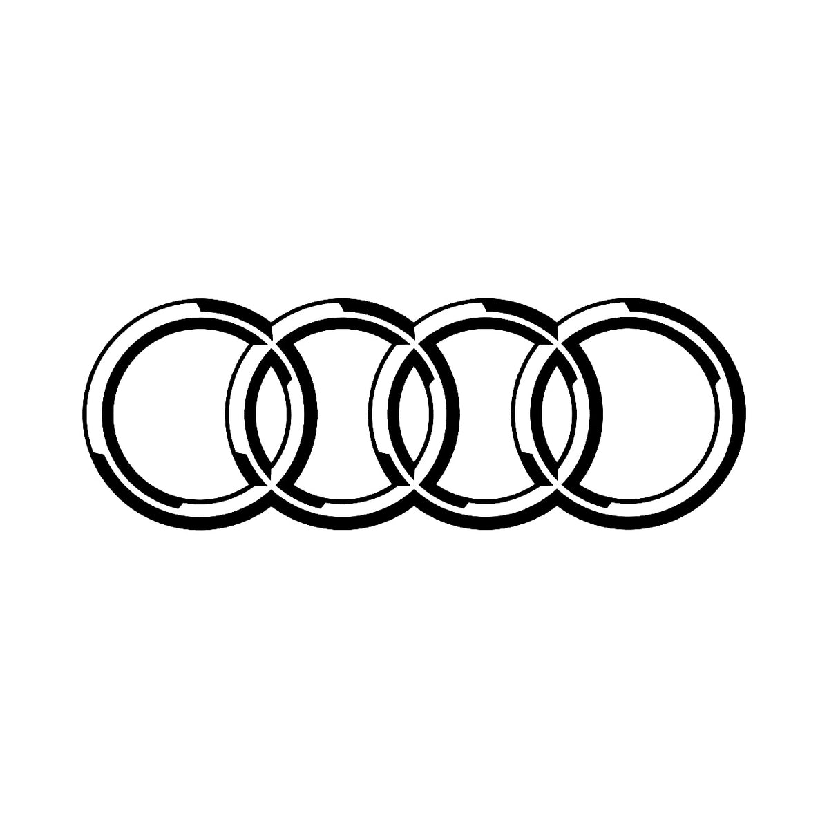 Audi logo 2 - Dekal