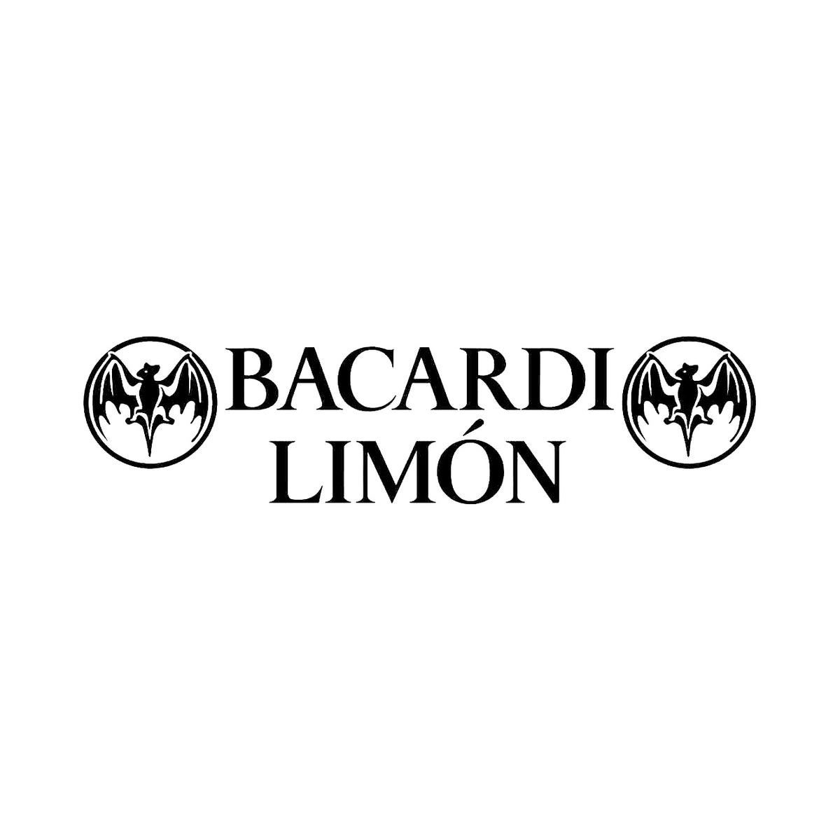 Bacardi Limón med logo - Dekal