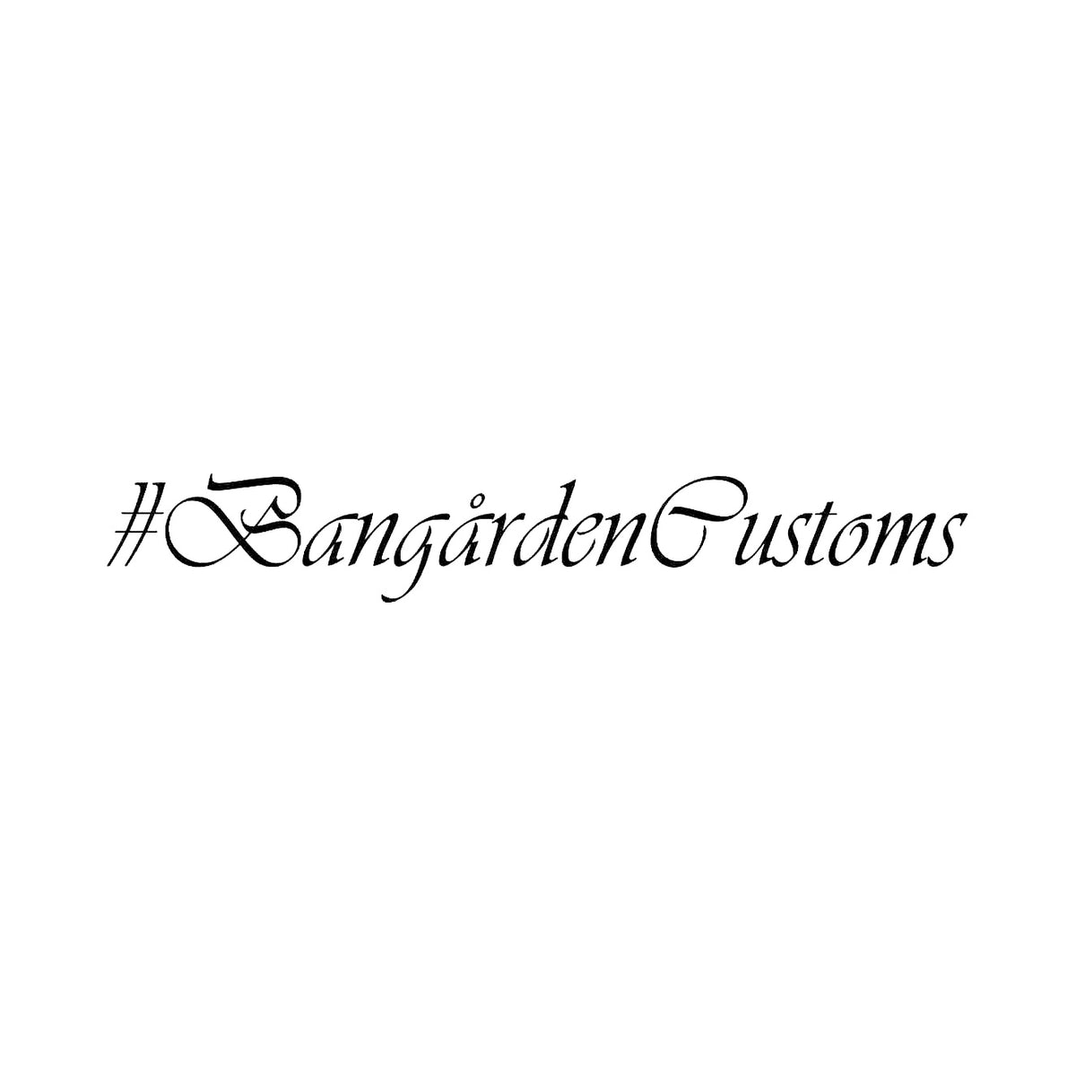 Bangården Custom 2 - Dekal