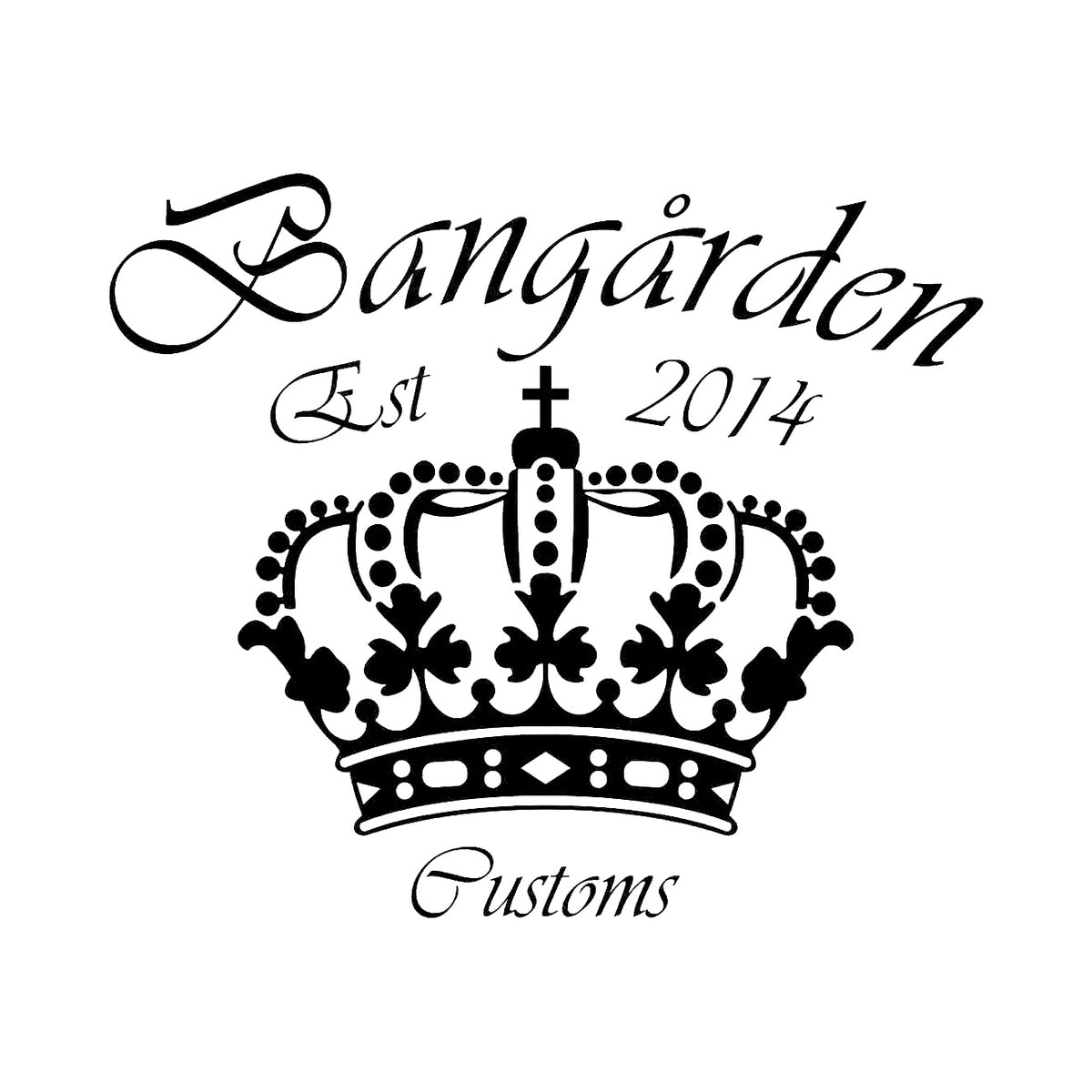 Bangården Custom 4 - Dekal