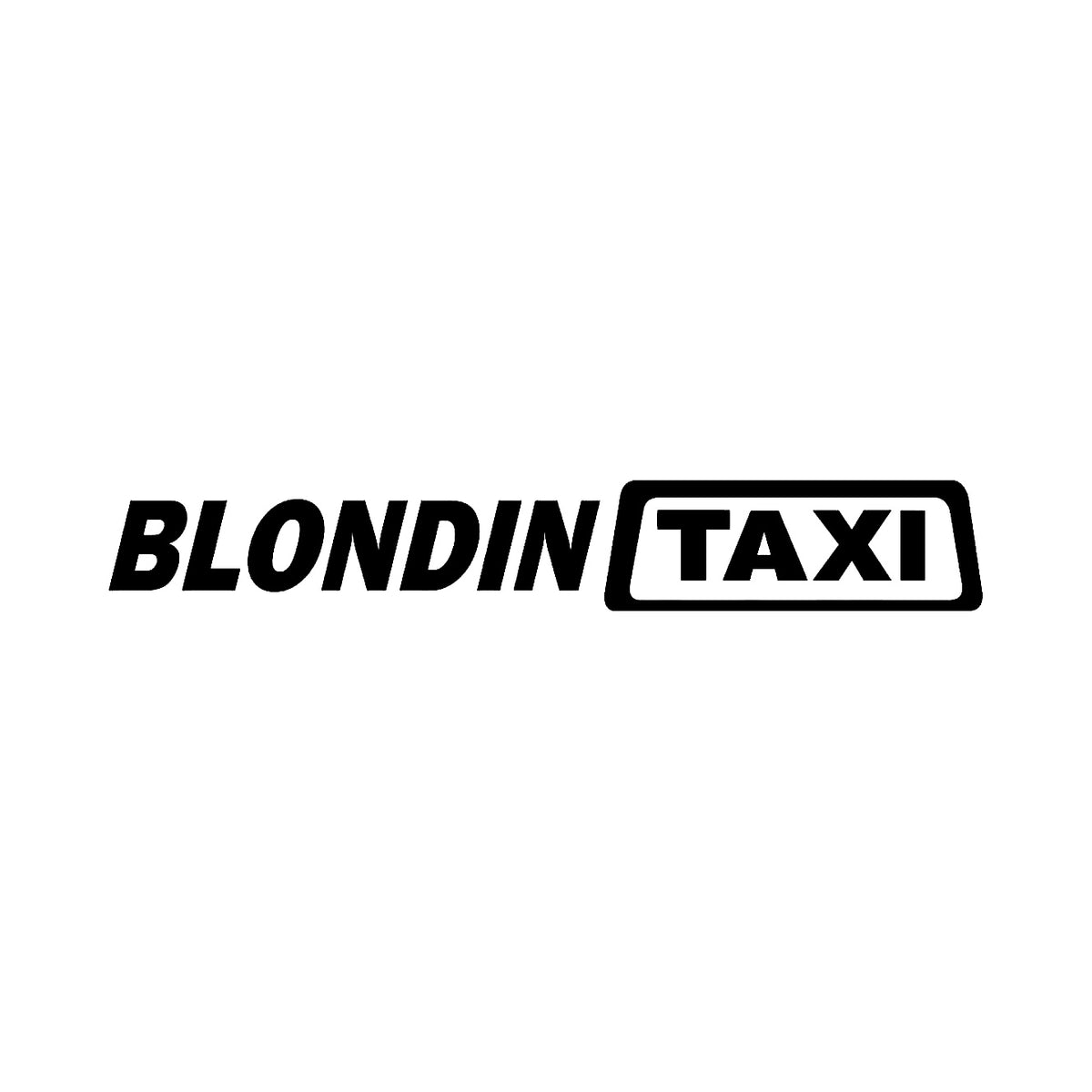 Blondin taxi - Dekal