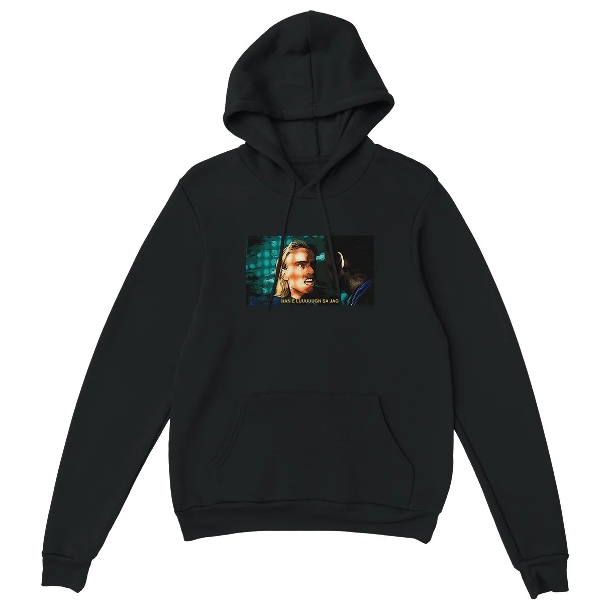 Han är Lugn Hoodie
