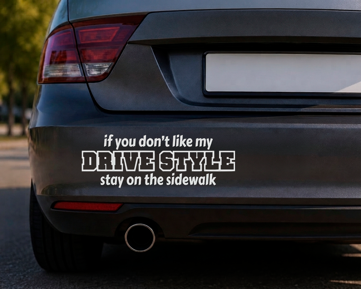 Dekal If you don’t like my Drive Style