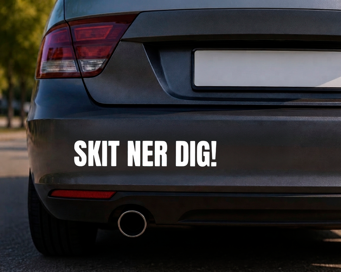 Dekal SKIT NER DIG!