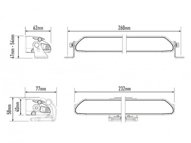 VW Caddy 2016-2020 Lazer Led-rampskit Grill Linear 6 Std