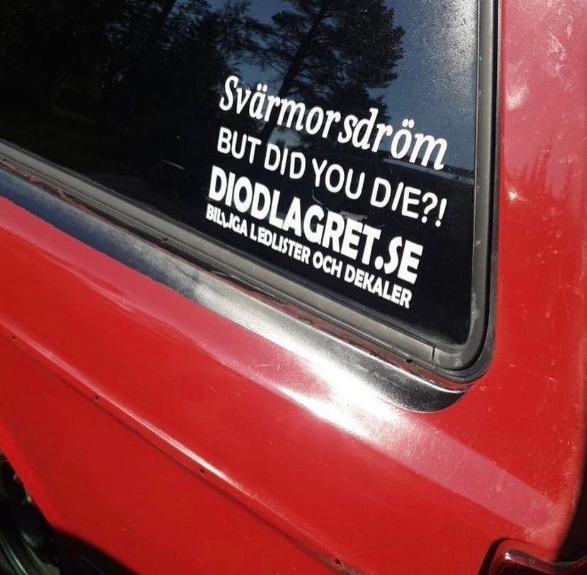DEKAL- Svärmorsdröm