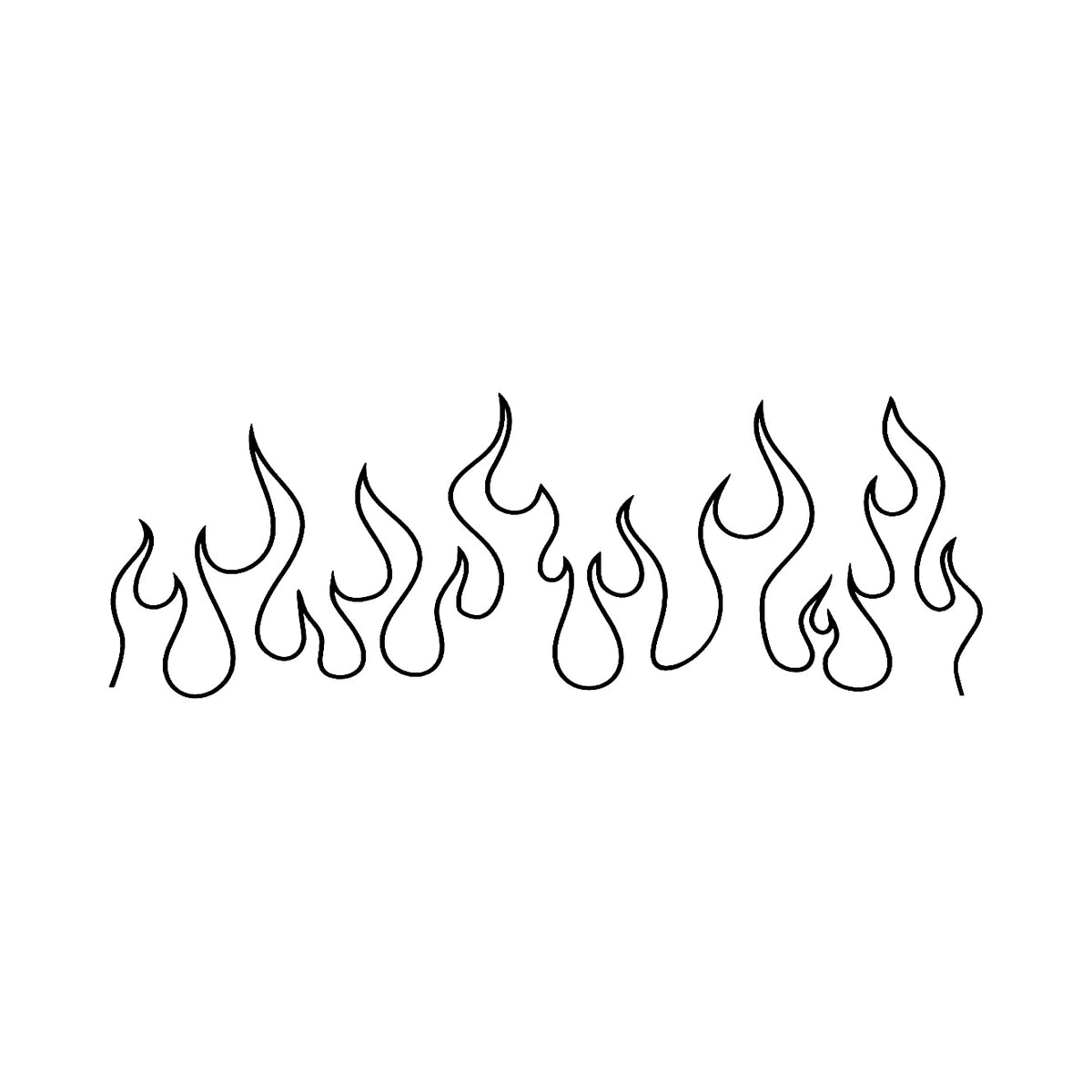 Eldflammor - Dekal