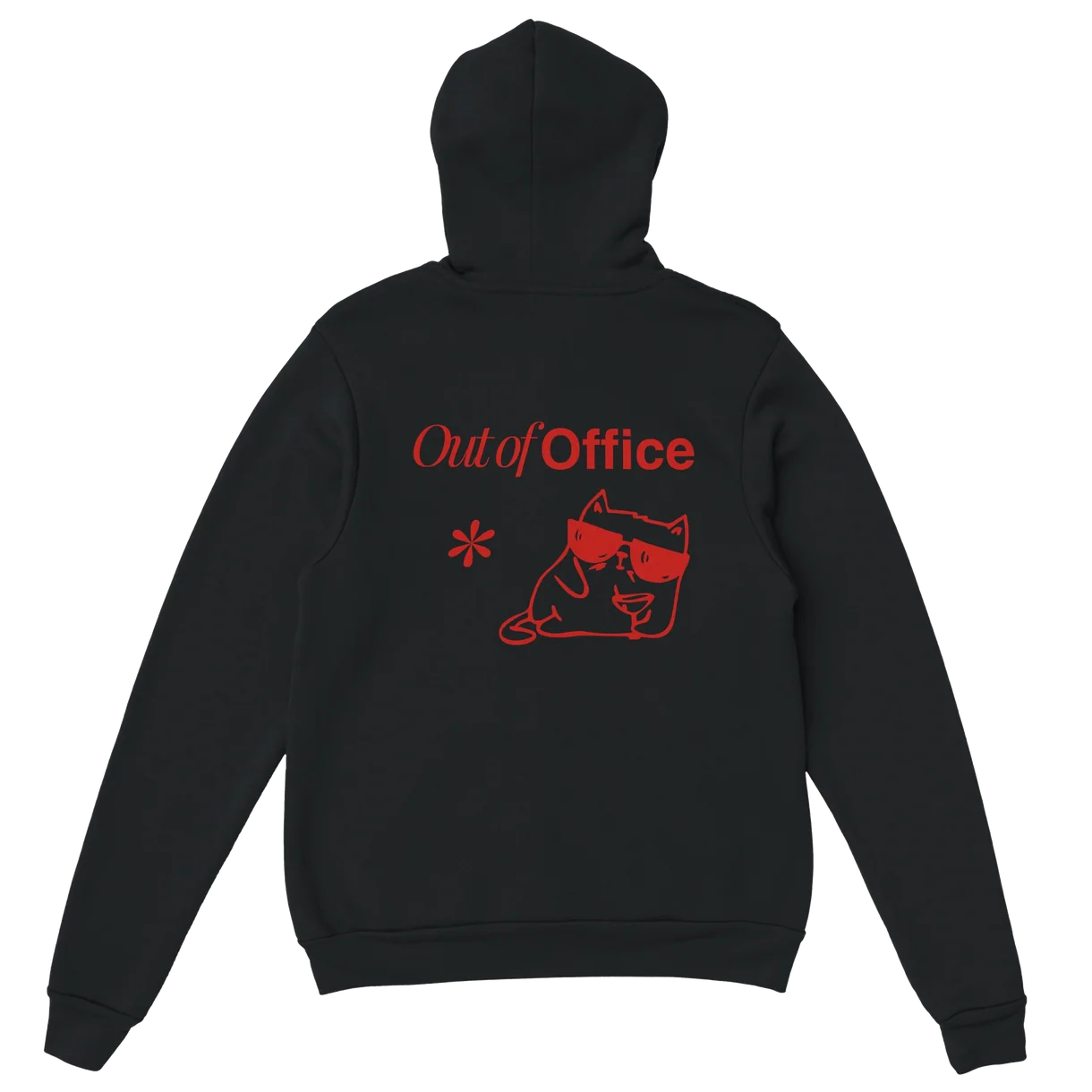Out of Office Cat Hoodie