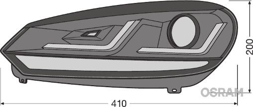 OSRAM LEDriving XENARC LEDHL102-CM Strålkastarinsats till VW GOLF