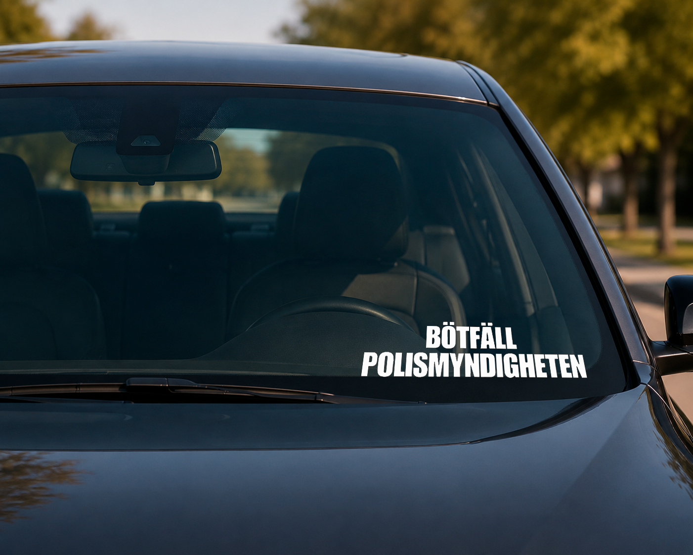 BÖTFÄLL POLISMYNDIGHETEN Dekal
