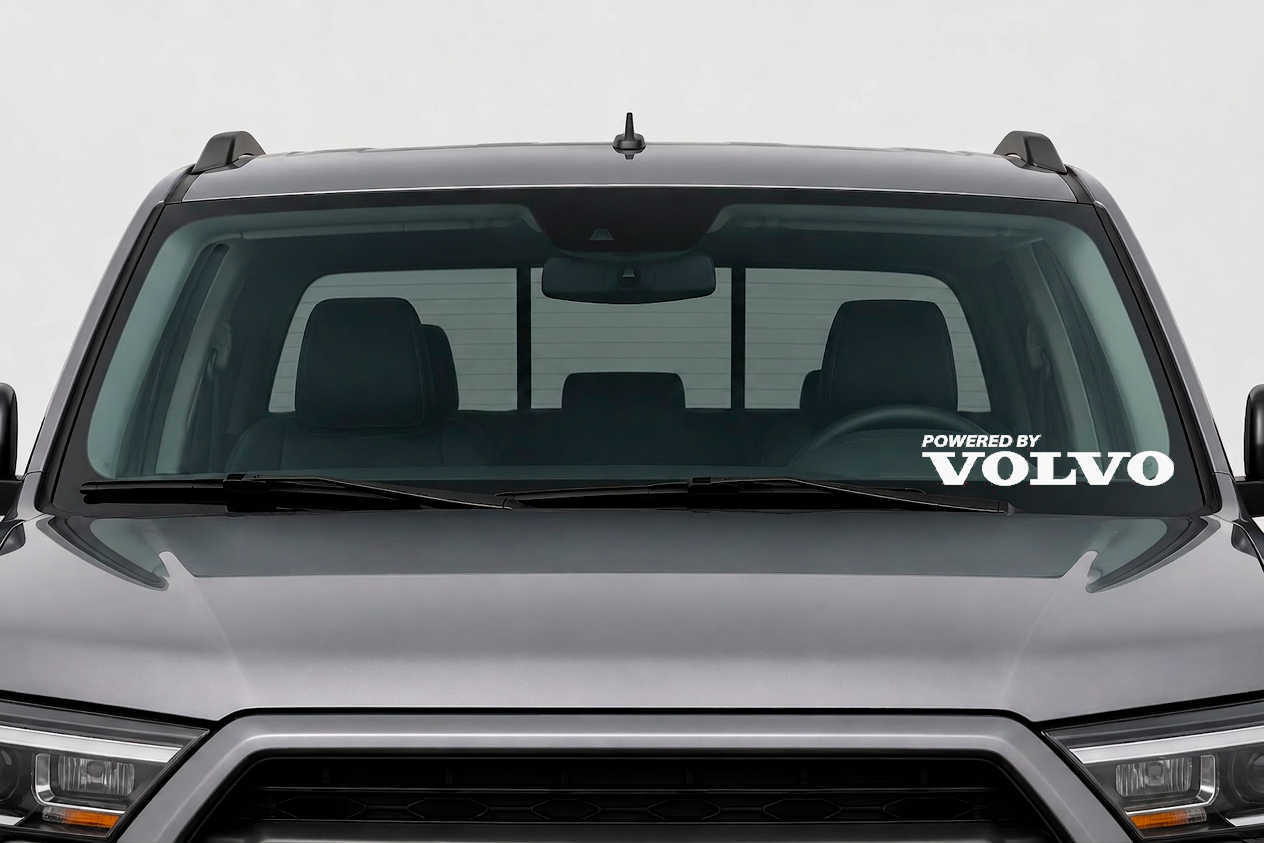 Dekal Powered by Volvo