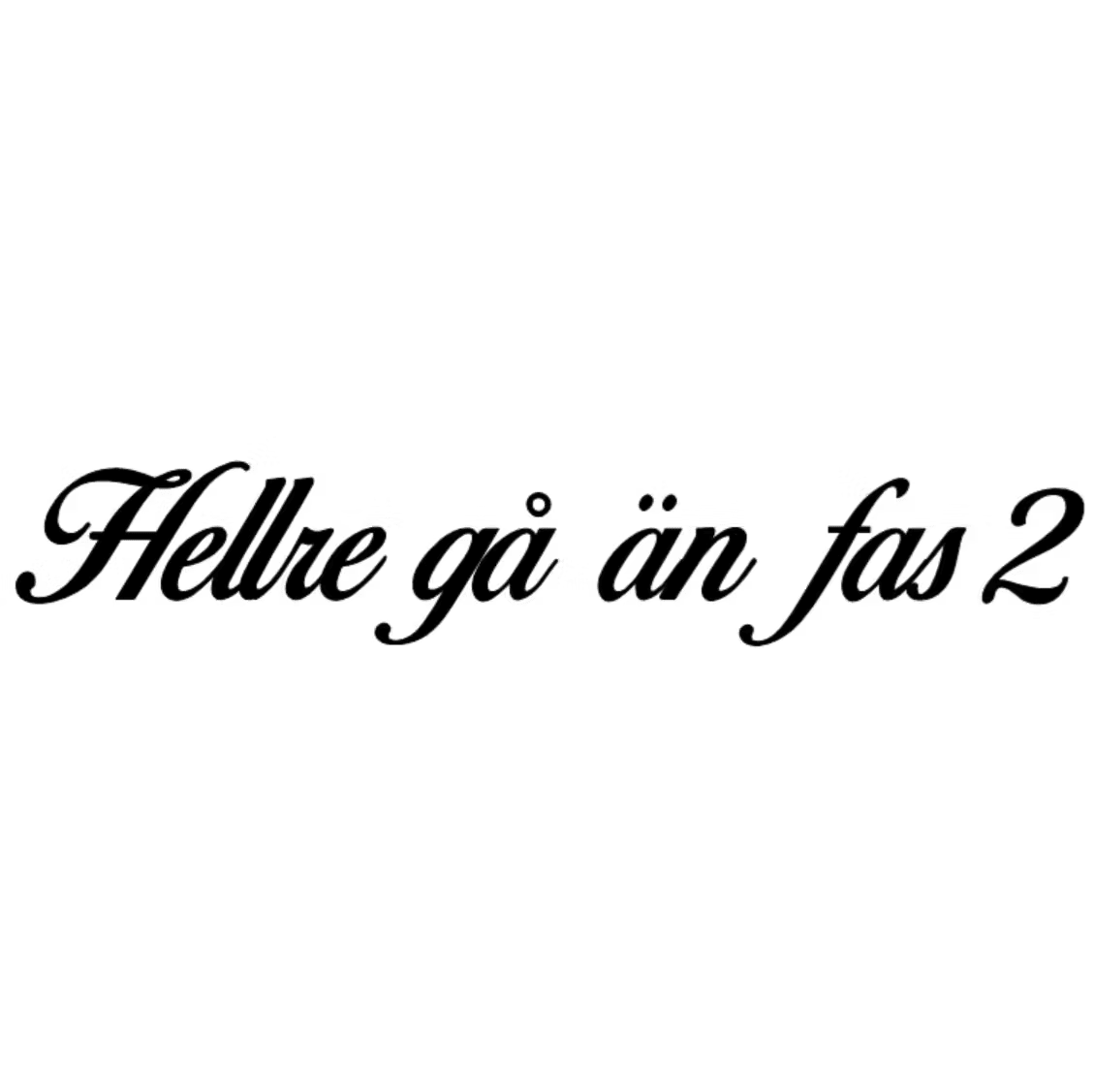 Dekal - Hellre gå än fas 2