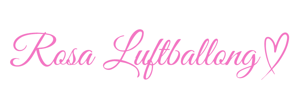 Rosa Luftballong Dekal