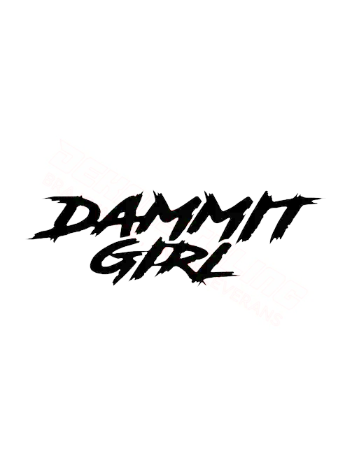 Dekal DAMMIT GIRL