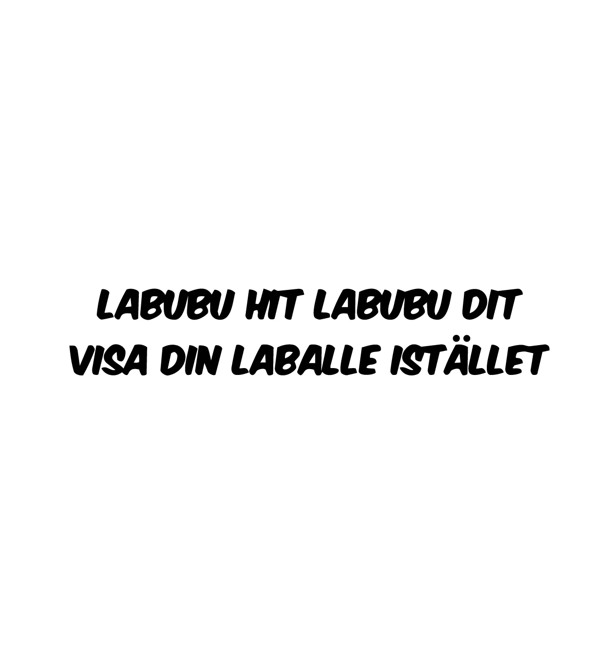 Dekal Labubu hit Labubu dit…