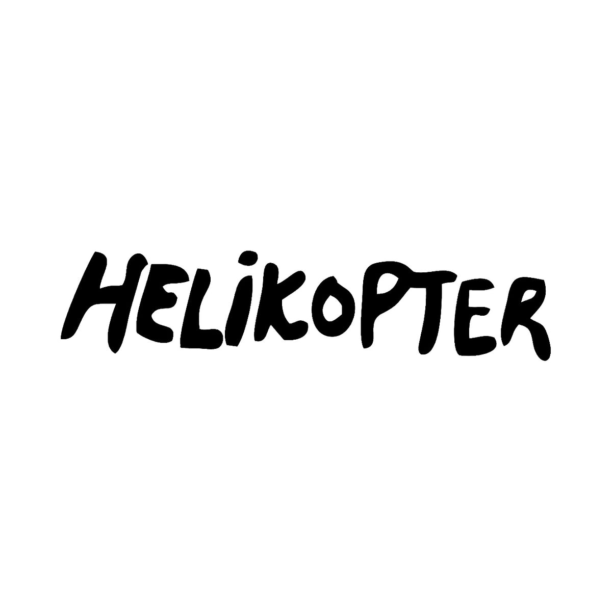Helikopter - Dekal