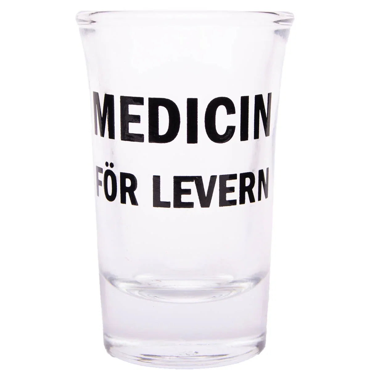 Snapsglas, medicin för levern
