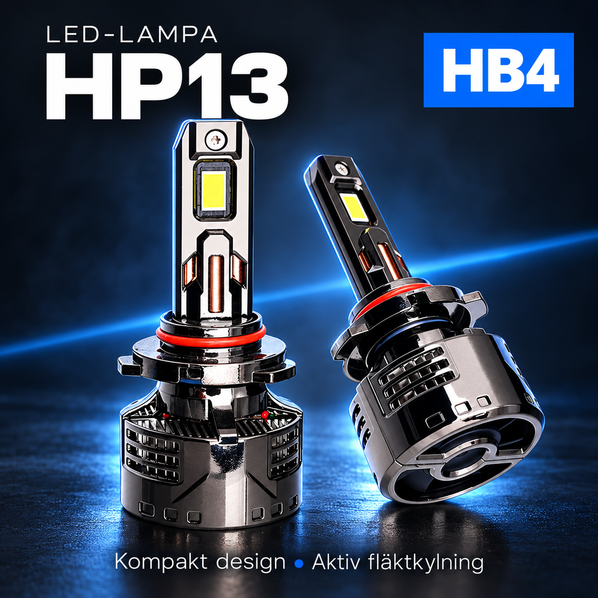 HP13 LED-lampor HB4 – 2-pack