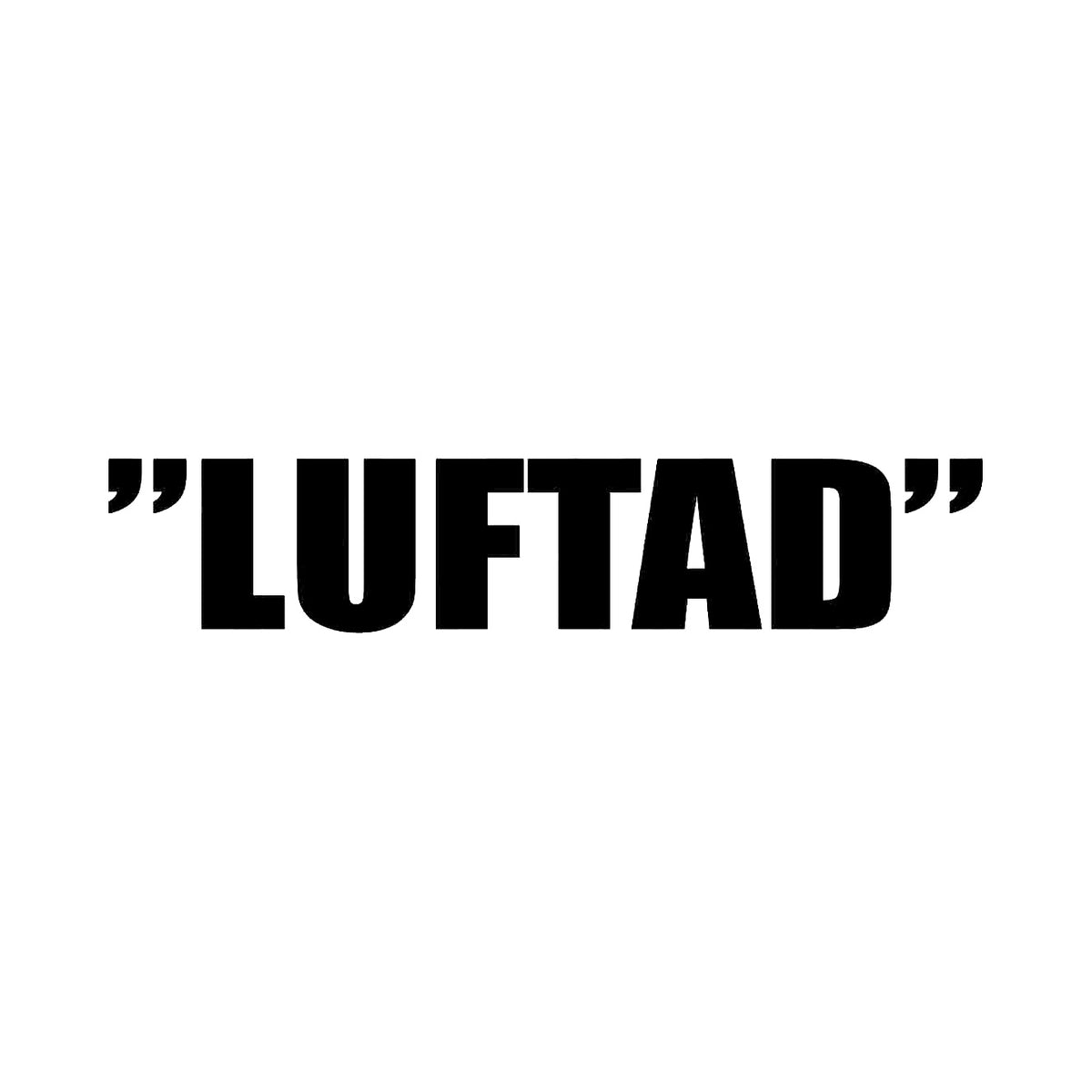 "LUFTAD" - Dekal