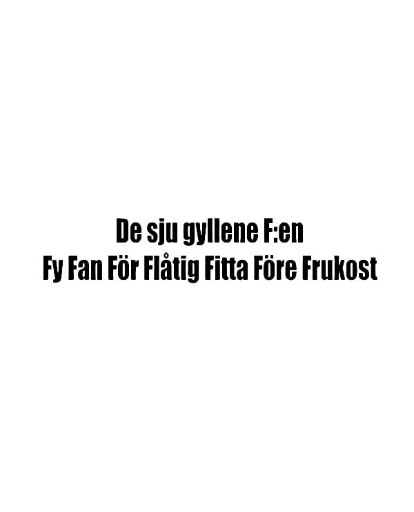 Dekal De sju gyllene F:en