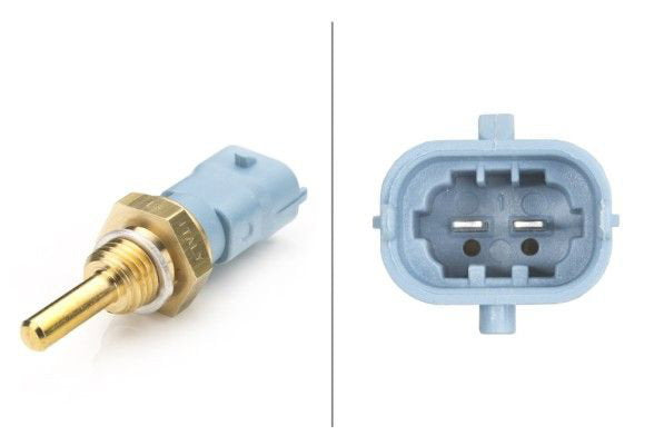 Sensor, oljetemperatur med tätning HELLA 6PT009107-611