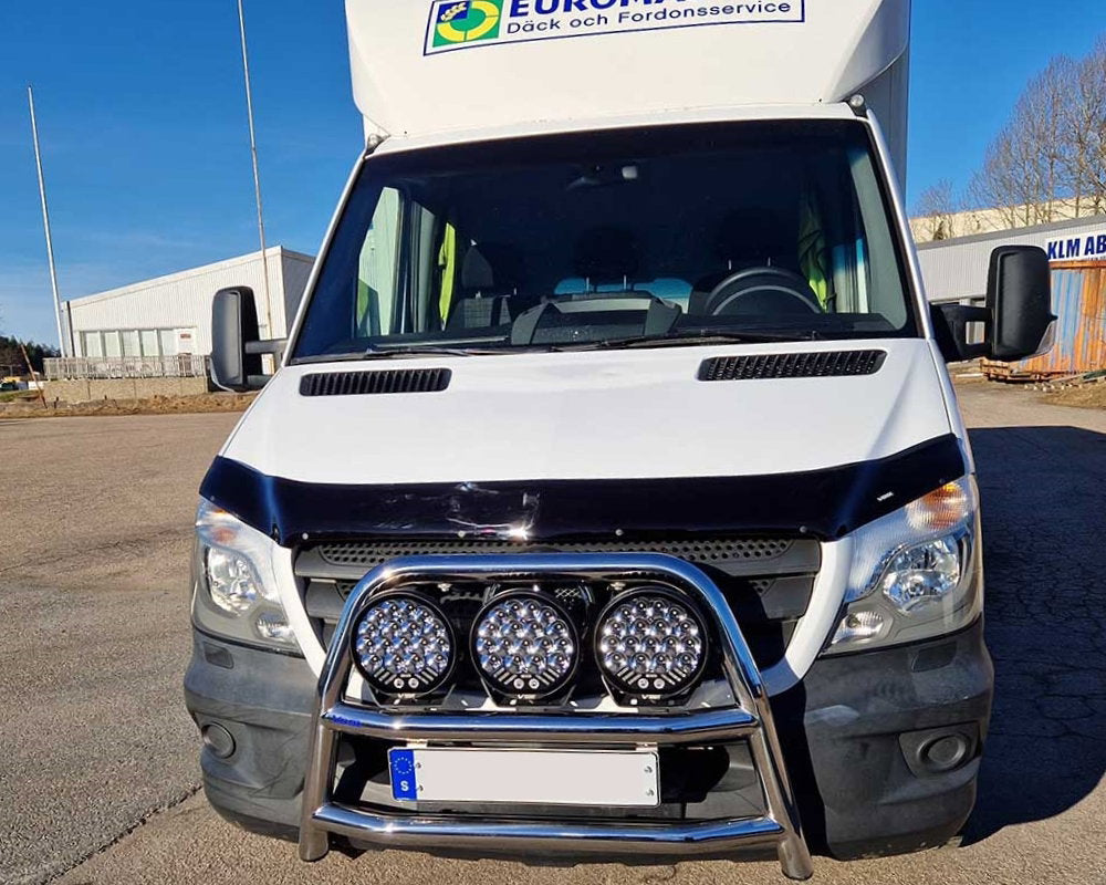 LED-Extraljuspaket "Rallysexa" V-Sight Roadking 9" med fäste och kablage