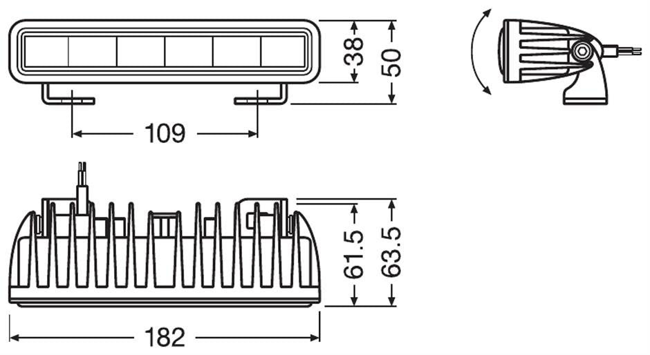 Osram LEDriving ledramp SX180 Spot