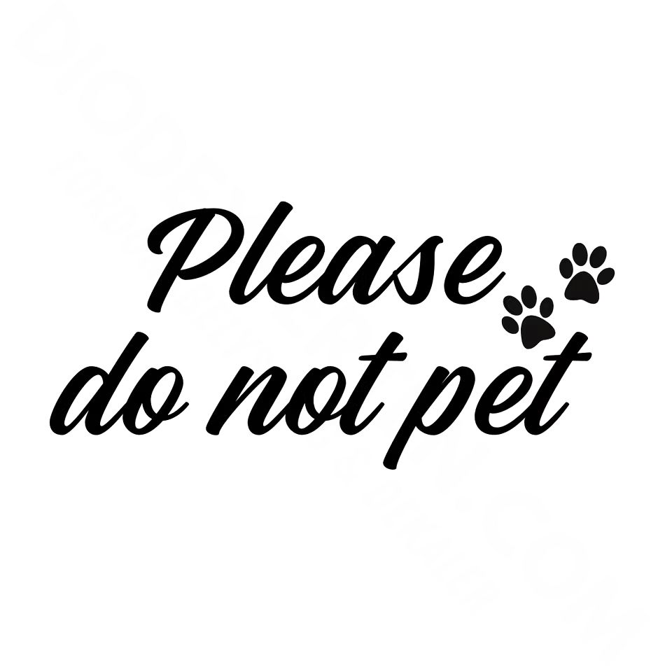 Please do not pet Dekal