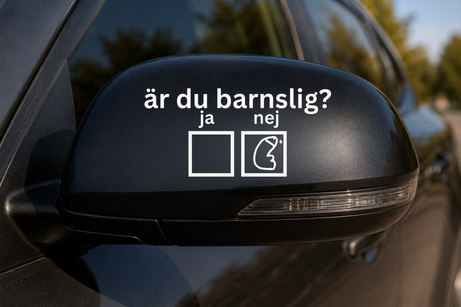 Dekal Är du barnslig?