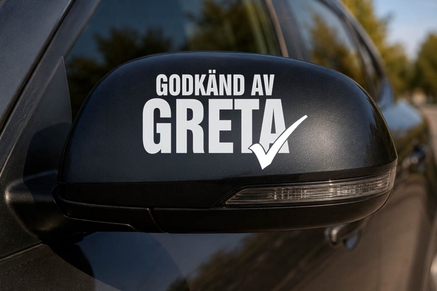 Dekal GODKÄND AV GRETA